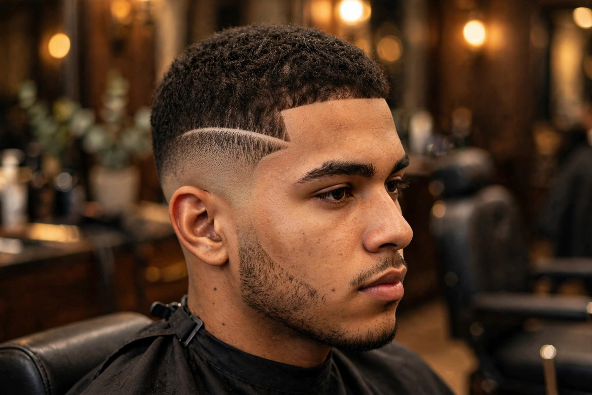 Sharp Corte VIP fade at Cuñao Barber, Bushwick Brooklyn